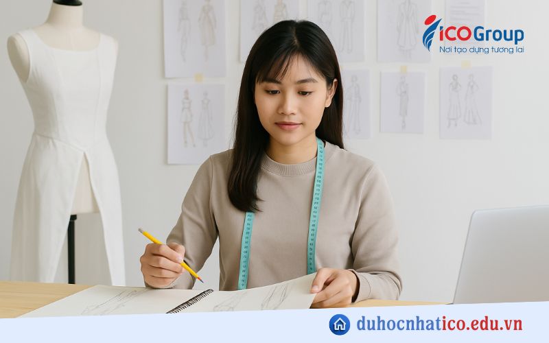 dieu kien dau vao du hoc nhat ban thiet ke thoi trang